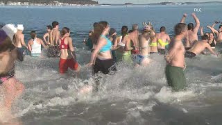 Polar plunge 2021 put on ice [upl. by Llireva]