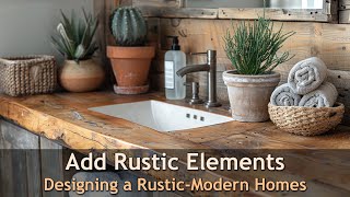 Transform Your Home Incorporating Rustic Elements into Modern Interiors [upl. by Arved115]