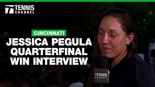 Jessica Pegula on Olympics Canada Title and Match Cardio  Cincinnati Quarterfinal [upl. by Harlen76]