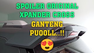 BIKIN XPANDER GANTENG  PASANG SPOILER ORI XPANDER [upl. by Yenhoj]