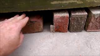 Fixing and repairing front steps and brick wing walls [upl. by Ytissahc]