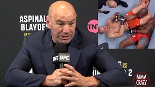 Dana White Reacts to Paddy Pimblett DEFEAT Bobby King Green at UFC 304 [upl. by Lenoel]