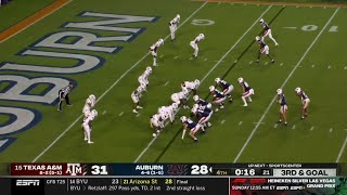 Texas AampM vs Auburn Exciting Ending  2024 College Football [upl. by Anirbac140]