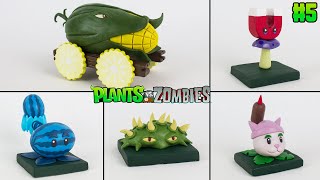 ESCULPIENDO a PLANTAS Plants vs Zombies de Plastilina 5  PVZ [upl. by Sirak518]