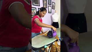 Saree Pre Pleating Tutorial sareeboxfolding saree sareeprepleating silksaree [upl. by Sollows]