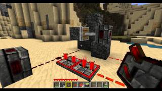 Minecraft Redstoneclock mit Kolben  Motor mit Kolben Tutorial German HD [upl. by Johiah]