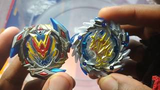 WINNING VALKYRIE VS SHINING AMATERIOS BEYBLADE BURST CHOUZETSU [upl. by Amsirac]