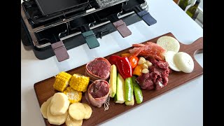 Colorful Raclette Grill Party Ideas [upl. by Enner]