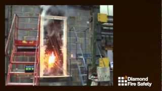 Diamond Fire Safety refurbished fire door test 30 minute test [upl. by Rech296]