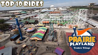 Top 10 Rides at Prairie Playland  Traders Village [upl. by Abas289]