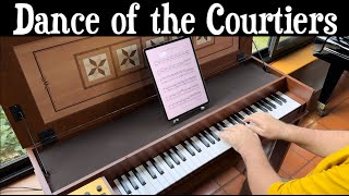 quotDance Of The Courtiersquot Harpsichord Music by David Hicken [upl. by Orianna]