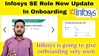 Infosys quotDecision Pendingquot New Development In Onboarding Process  SE Role Update 💥  Offer Letter [upl. by Aciemaj335]