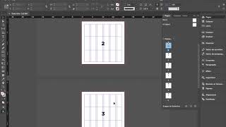 Création du document InDesign dépliant 4 volets [upl. by Kelwen]