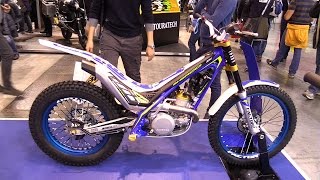 2015 Sherco 300 ST Factory Trial Bike  Walkaround  2014 EICMA Milano Motocycle Exhibition [upl. by Ellerahs]