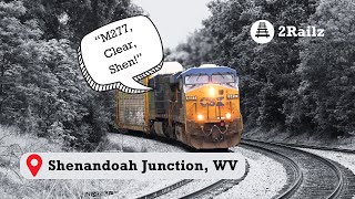 CSX Manifest Freight at Shenandoah Junction WV [upl. by Algie99]