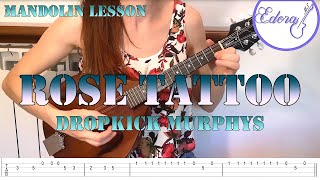 ROSE TATTOO  Mandolin Tutorial Teaser  Dropkick Murphys [upl. by Enyt21]