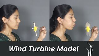 Wind Turbine Model  ThinkTac  DIY Science [upl. by Pacheco]