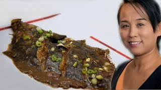 Braised Plaice Fish Chinese Style Seafood Cooking Recipe [upl. by Ulrika]