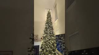 I MADE My Christmas Tree Taller Part 6 Taking Our 12ft Tree Up To 19ft christmas diy [upl. by Hakym]