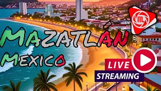 🅻🅸🆅🅴 from Mazatlan Mexico Live Camera Webcam Stream Ocean Beach Views [upl. by Airamalegna]