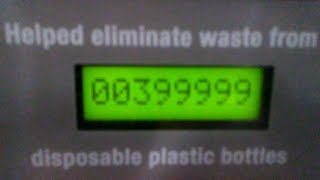 Flipping Counter to 400000 on a Filtered Water Fountain in WMU Waldo Library [upl. by Nevur803]