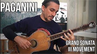 Grand Sonata III movement  Niccolo Paganinis guitar by Gennaro Fabricatore 1826  Artyom Dervoed [upl. by Codd]