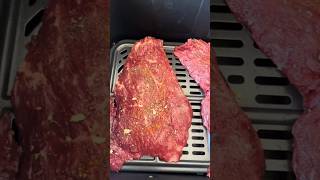 Bavette steak 🥩 au airfryer ps je respecte la viande 🥩 airfryer [upl. by Anurb]