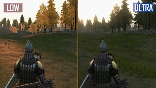 Mount amp Blade IIBannerlord Low vs Ultra Graphics Comparison PC 1080P 60FPS [upl. by Teodor]