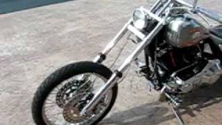 Harley Davidson and the Marlboro Man Chopper Motorcycle Bike FXR Frame Motorcycle [upl. by Joerg]