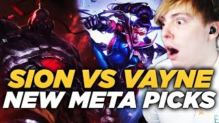 LS  VAYNE vs SION MID NEW META JUST DROPPED  C9 vs SR [upl. by Edana618]