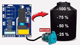 Hice una TARJETA para CONTROLAR un TANQUE de AGUA 100 funcional [upl. by Poland]