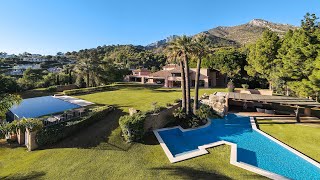 €13500000 Luxury Mega Mansion in the hills of Marbella Golden Mile  Drumelia Real Estate [upl. by Neelloj]