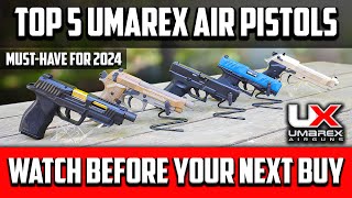 Top 5 Umarex Air Pistols for 2024 Glock 17 Gen 5  PDP Compact  Beretta M9A3  SA10  M92 FS [upl. by Orsa]