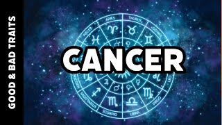 Cancer Zodiac Sign  Good And Bad Traits [upl. by Ahsyla]