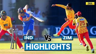 IND Vs ZIM Highlights Zimbabwe Creates History Beat India By 13 Runs I India Vs Zimbabwe Highlights [upl. by Nahsed]