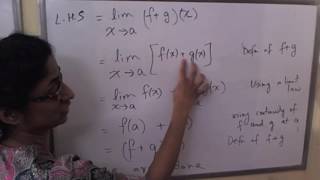 Continuous functions Theorem 1 [upl. by Mackie]