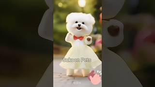 Cute puppies 🐶 beautiful 😍 dance video funny cutepuppy dogs dancingpet shots [upl. by Kape]