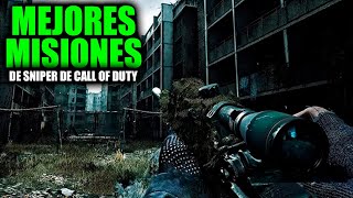 TODAS las MISIONES de FRANCOTIRADOR SNIPER de CALL OF DUTY de PEOR A MEJOR  RANKING [upl. by Glynias]