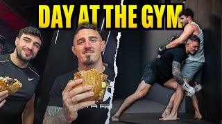 Day At The Gym With Tommy Fury [upl. by Sillsby]