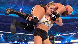 The best of Ronda Rousey at WrestleMania [upl. by Einattirb]