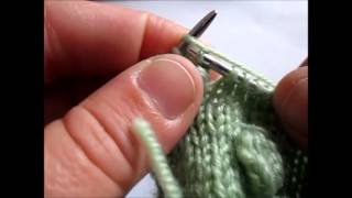 TUTO TRICOT APPRENDRE A TRICOTER DES NOPPES OU MOUCHES [upl. by Cordelia]