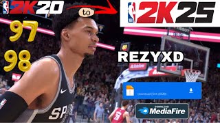 NBA 2K20 Updated Roster 2K25 V97 V98 no need f1vmFibaOlympicPBAHD GraphicRezyXD 🇮🇩🔥 [upl. by Anitrak]