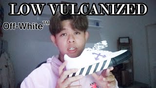 OFFWHITE Low Vulcanized WHITEPURPLE  REVIEW [upl. by Vlada]