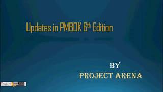 PMBOK 6th Edition Updates 2018 ALL in ONE [upl. by Sharai]