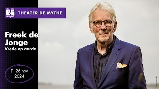 Freek de Jonge  Vrede op Aarde  DI 261124 Theater de Mythe Goes [upl. by Hinson]