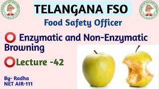 Enzymatic and NonEnzymatic BrowningL42Telangana FSO  TSPSC Lecture Series  Food Chemistry [upl. by Mahtal974]