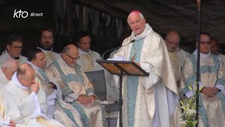 Messe de 10h à Lourdes du 9 avril 2024 [upl. by Alston394]