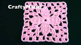 COMO HACER CUADRO TEJIDO MUY FÁCIL  Crochet Granny Square  Cuadro tejido paso a paso [upl. by Lahcar]