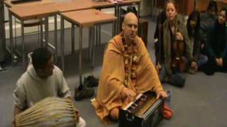 Kadamba Kanana Swami At Brunel Uni Nrsimha Prayers [upl. by Eadmund481]