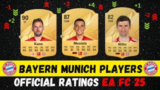 EA FC 25  Official Bayern Munich Player ratings in EA FC 25 [upl. by Meyeroff]